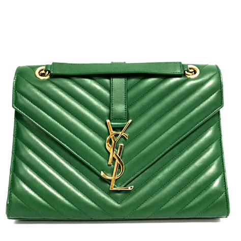 ysl neon green bag